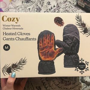 Cozy Heated Gloves - Black